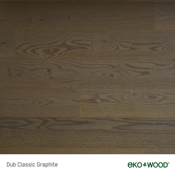 Dub Classic Graphite – drevená podlaha